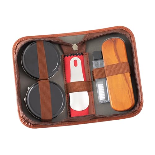 Kit de cirage pour chaussures en cuir pour réparer et protéger les plis