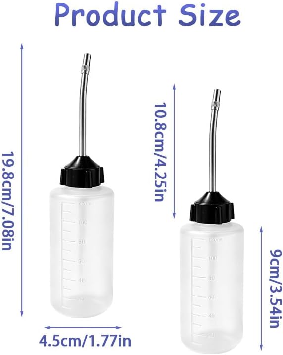 2 Pcs Sewing Machine Oiler 120ml Plastic Oil Dispenser