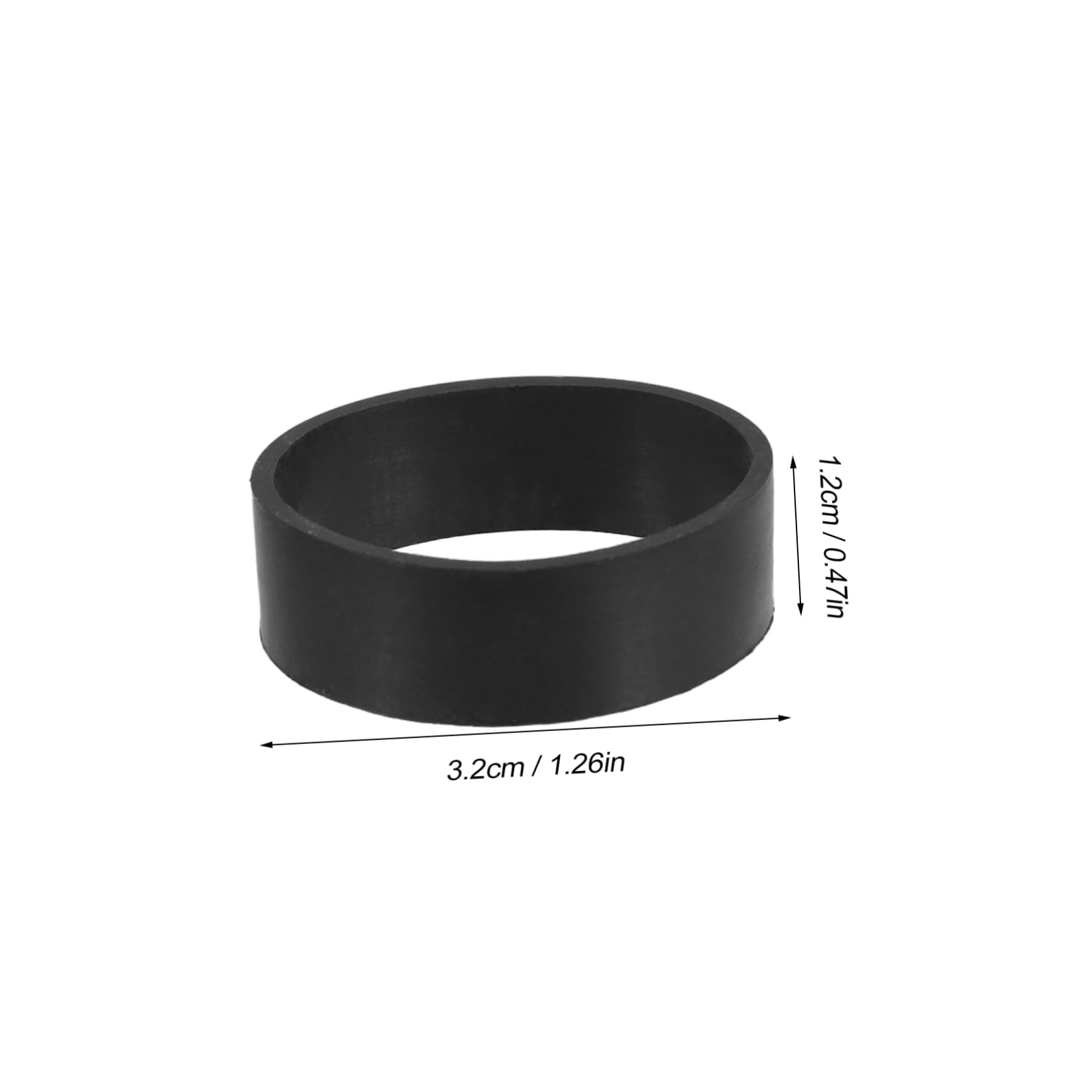 BRIGHTFUFU Scuba Backplate Accessories 32mm Diving Belt Ring Rubber Fixing Ring for Underwater Backpack Secure Strap