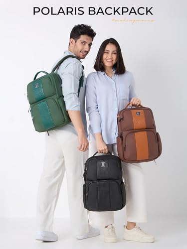 Image of EUME Premium 15.6 in Laptop bags for Men & Women Office Use | Stylish Backpack Bag | Spacious Backpack for Travelling | 28L Polaris