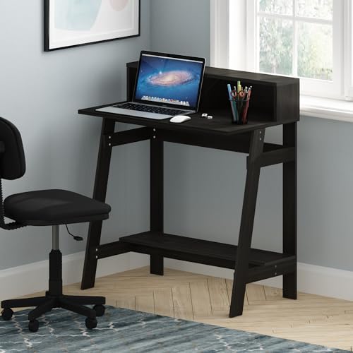 Furinno Simplistic a Frame Computer Desk, Espresso - image 3