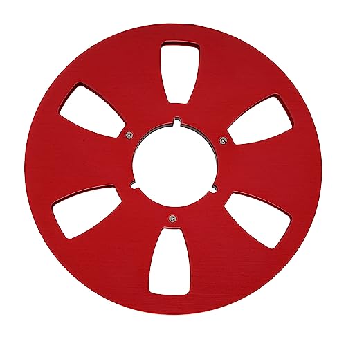 Carretel de Fita Vazia de 1/4 de 10 Polegadas, Fita de Som de Alta Resistência, Carretel Vazio, Liga