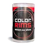ColorLugs Red ColorRims Vinyl Rim Decal Tape | Fits Up to 24” Rims | Car, Truck, Motorcycle