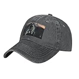 Skyrim Unisex Denim Baseball Cap Vintage Washed Adjustable Fitted Ball Hat Deep Heather