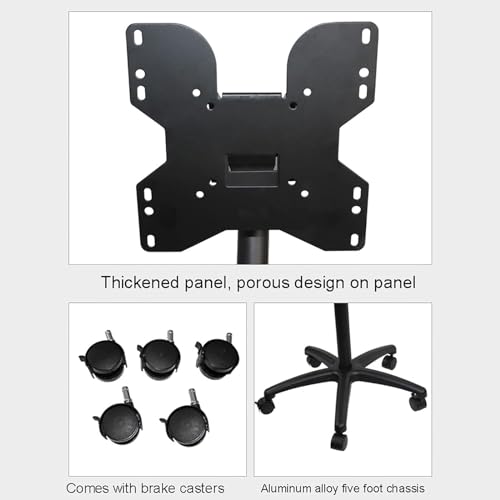Soporte móvil para TV de 14-37 pulgadas con ruedas miniatura 6