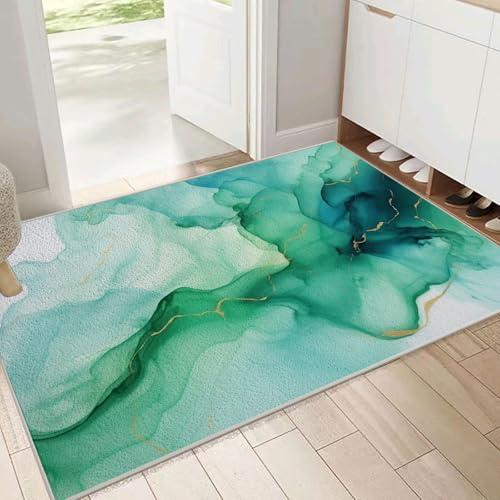 Tapis marbre abstrait lavable pour simplifier l'entretien - 4