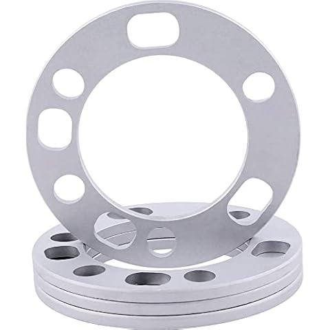 ZHTEAPR 4pc 8mm Universal Wheel Spacers Adapters Compatible with Toyota Chevy GMC 6 Lug and 5 Lug Ford Dodge 5x5.5 5x139.7 6x5.5 6x139.7 for 75-96 F150,94-18 Ram 1500,98-20 Silverado 1500 Cover
