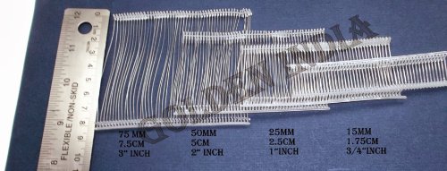 Arrow Standard 9S Tag Gun +1 Extra Needle + 1000 (Size 15Mm) (3/4") White Barbs (Fasteners)+300 Loop Pins, Price Label Clothing Tagging Attacher With Steel Needle Combo #TOP1