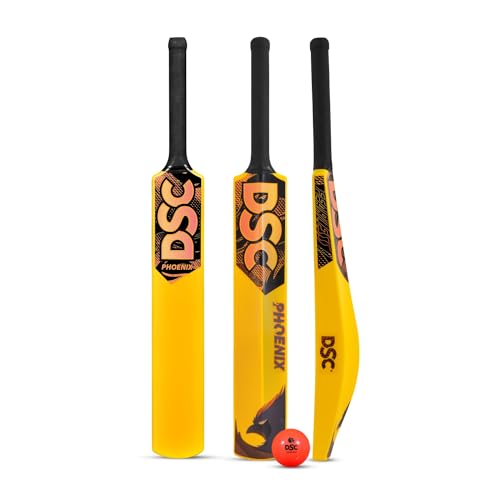 DSC Plastic Bat with PVC Ball for Indoor and Outdoor Cricket