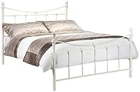 Julian Bowen Rebecca Bed, Single, 3 ft, Stone White