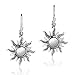 Dancing Mystical Sunshine .925 Sterling Silver Dangle Earrings