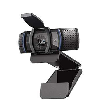 Logitech Webcam HD Pro C920S 1080p USB, 960-001252 (USB 1080p inclui capa para lente)