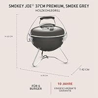 Weber Smokey Joe Premium Holzkohlegrill – Ansicht 3