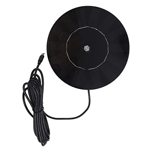 Outdoor Solar Panel Charger Kit 4W Monocrystalline Silicon - Adjustable Mounting Bracket, Complete Accessories, Convenient Cable Connection