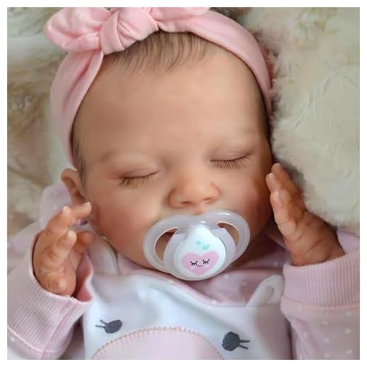 BABESIDE Lifelike Reborn Baby Dolls - 20-Inch Sweet Smile Realistic-Newborn Baby Dolls Full Body Vinyl Sleeping Baby Girl Real Life Baby Dolls with Toy Accessories Gift Set for Kids Age 3+