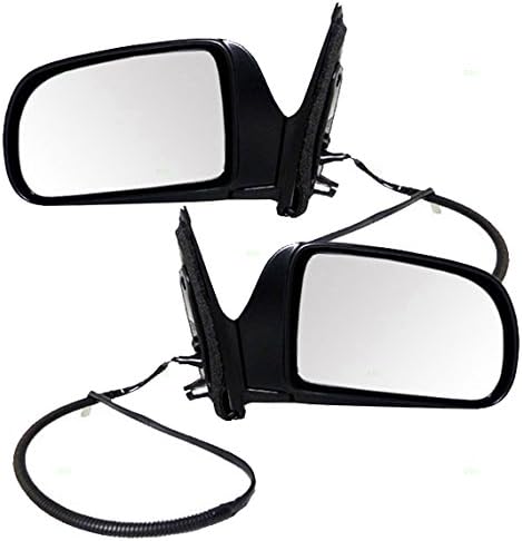 Brock Espejos retrovisores eléctricos de repuesto para conductor y pasajero, listos para pintar, compatibles con Sienna Van 87940-08040 87910-08041