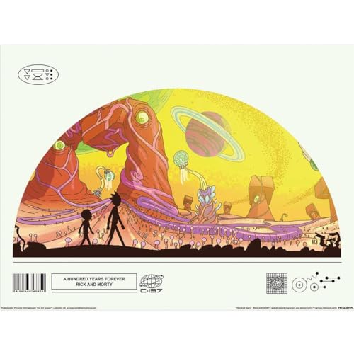 Image of Rick And Morty Classrickal Hundred Years Paper Poster, Multicolored, 30cm x 40cm