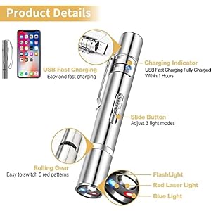 Laser Pointer,Cat Toys Laser Pointer Red LED Light Pointer Cat Toys for Indoor Cats Dogs, Long Range 3 Modes Projection Playpen,USB Recharge Pointer Laser Pointer,Cat Toys Laser Pointer Red LED Light Pointer Cat Toys for Indoor Cats Dogs, Long Range 3 Modes Projection Playpen,USB Recharge Pointer