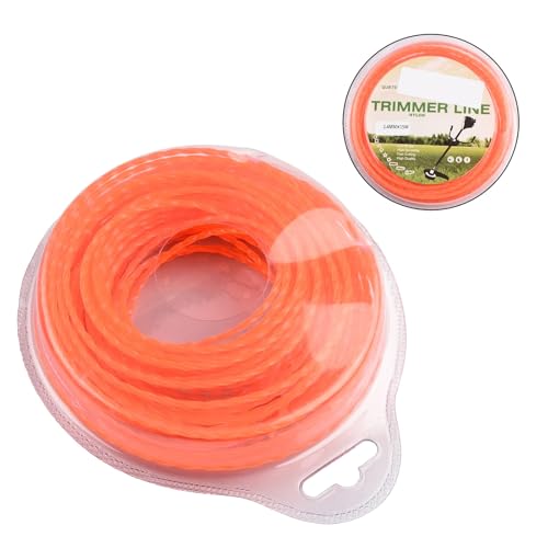 Auratrove for ego POWER+ Replacement Trimmer Line for 15-Inch String Trimmers – 0.095" Twisted Nylon Line, 15m Roll (AL2450S)