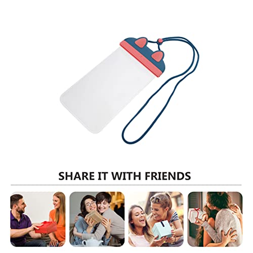 Obuyke Capa à prova d'água transparente bolsa para celular subaquática à prova d'água protetor de