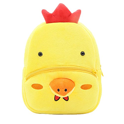 Preisvergleich Produktbild GWELL Süß Tier Babyrucksack Plüsch Kindergartenrucksack Backpack Schultasche Mädchen Jungen Reisetasche Huhn