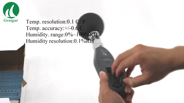AZ8778 Portable Digital Wet Bulb Globe Temperature Humidity