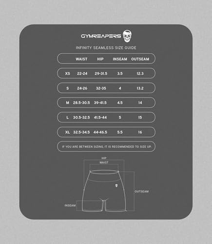 Image of Gymreapers Infinity Seamless Workout Shorts High Waist Biker Shorts for Women Athletic Gym Running Pilates Yoga Sport Short