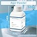 CryoKing Lab-Grade Agar Powder, Makes Over 1498 to 1666 Agar Petri Dishes, Gel Strength 800-1100 g/m2 (68°F), for Lab Research, 500g/Bottle(1.1 lb.)