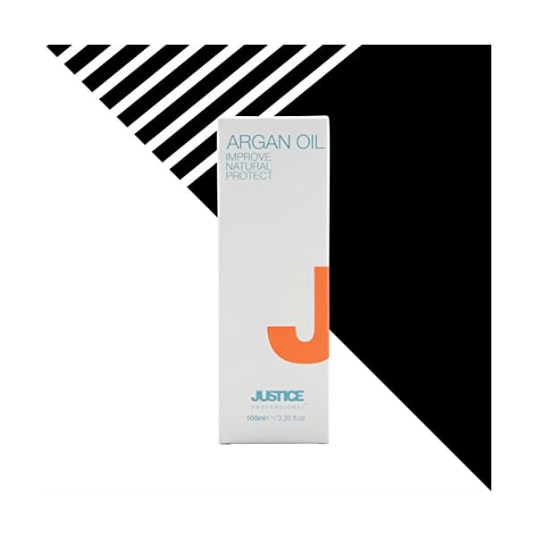 JUSTICE-Professional-Argan-Oil-100ml--Nourishes-Dry-Hair-Moisturises-Protects-Hair-from-UV-Rays-Creates-Shine-Non-Greasy-Hazelnut-Vanilla-Fragrance JUSTICE Professional Argan Oil 100ml – Nourishes Dry Hair, Moisturises & Protects Hair from UV Rays, Creates Shine, Non-Greasy, Hazelnut & Vanilla Fragrance