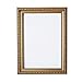 Produktbild Verzierter Bilderrahmen im Shabby Chic - Posterrahmen aus bruchsicheren Plexiglas aus Styrol für hohe Klarheit - Gold- 17,8 x 12,7 cm Größen erhältlich
