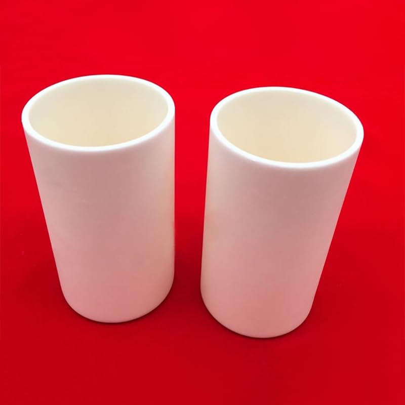 99,5 % zylindrischer Korund-Tiegel/Aluminiumoxid-Keramik-Tiegel/400 ml/66 x 150 mm/70 x 120 mm/gesinterter Keramiktiegel (400 ml, 70 x 120 mm, 1 Stück)
