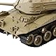 Dilwe Ferngesteuerter Kampfpanzer, 2,4 GHz RC Tank Fort mit Sound und LED, 270 Grad dreht Sich, inkl. Fernbedienung, Akku, USB-Ladekabel, Kinder/Erwachsene