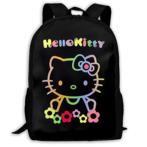 Mochila Escolar Unisex de Hello Kitty  de Moda  de Oxford  para Senderismo  Deportes