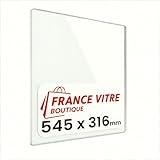 Supra   modèle : arbois   545 x 316 x 4 mm   Vitre d’Insert pour cheminée et poêle à Bois   Verre de Rechange Haute température   jusqu'à 800°C
