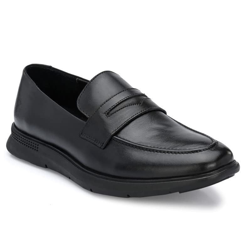 Image of Legwork Men's Leather Loafer Shoes for Men and Boys