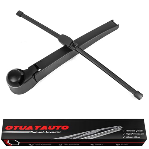 OTUAYAUTO Heckscheibenwischer kompatibel mit VW Golf 6 VI Variant 2008-2013, Scheibenwischer Hinten Wischerarm mit Wischerblätter, Länge: 330mm