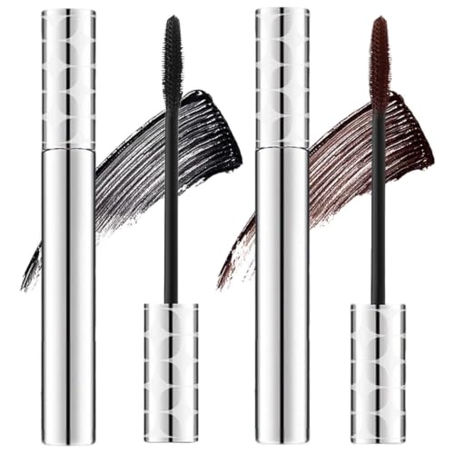 Image of Growth Serum Mascara for Older Women 60 Plus, Waterproof Fiber Mascara for Volume and Length, 3D Curling Eyelash Long-lasting, Washable, Smudge-Proof & No Flaking (Black+Brown)