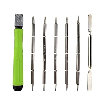 Vadda Bai Mobile and Laptop Repairing Tool Kit Screwdriver Set (T2, -T4, Star 0.8-1.2mm, PH#000-1.5, PH#00-1.8, Y2.0-Y3.0mm), Multicolour