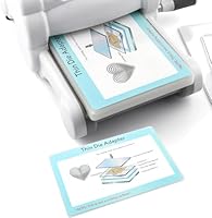 2 Stück 22,9 x 15,2 cm Standard-Adapter-Pad für Sizzix Big Shot Maschine, dünner Stanz-Adapter für Stanzmaschine, Schneidpads, Unterlegscheibe, um ein Sandwich für die meisten Thinlits hauchdünnen