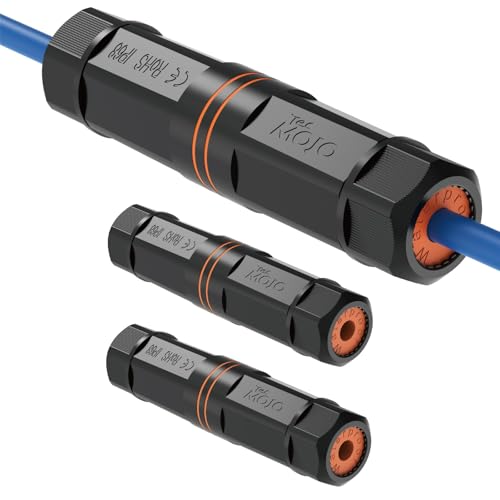 Acoplador impermeable Cat6A para red Ethernet, 3 unidades miniatura 1
