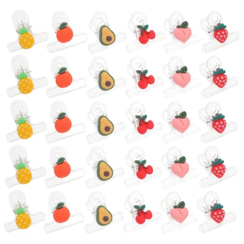 Clips selladores de bolsas de comida para mantener snacks crujientes 6