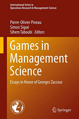 Buy Games in Management Science — BookShops.in