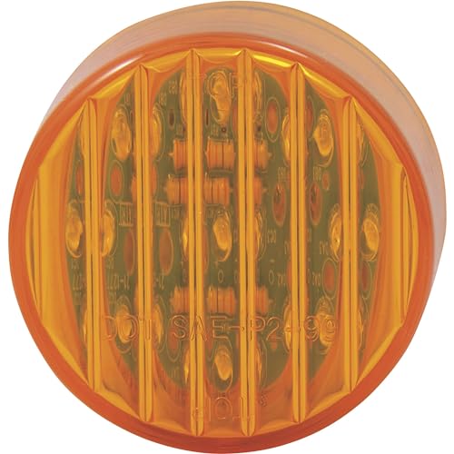 Luz LED marcador redonda 2.5in ámbar 13 diodos
