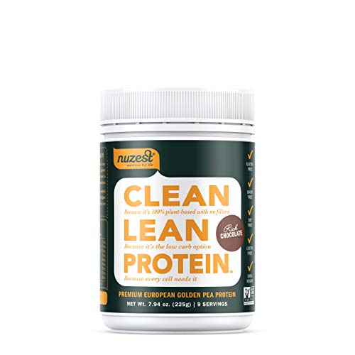 Nuzest Clean Lean Protein - Premium Vegan Protein Powder, Rich Chocolate, 7.9 oz