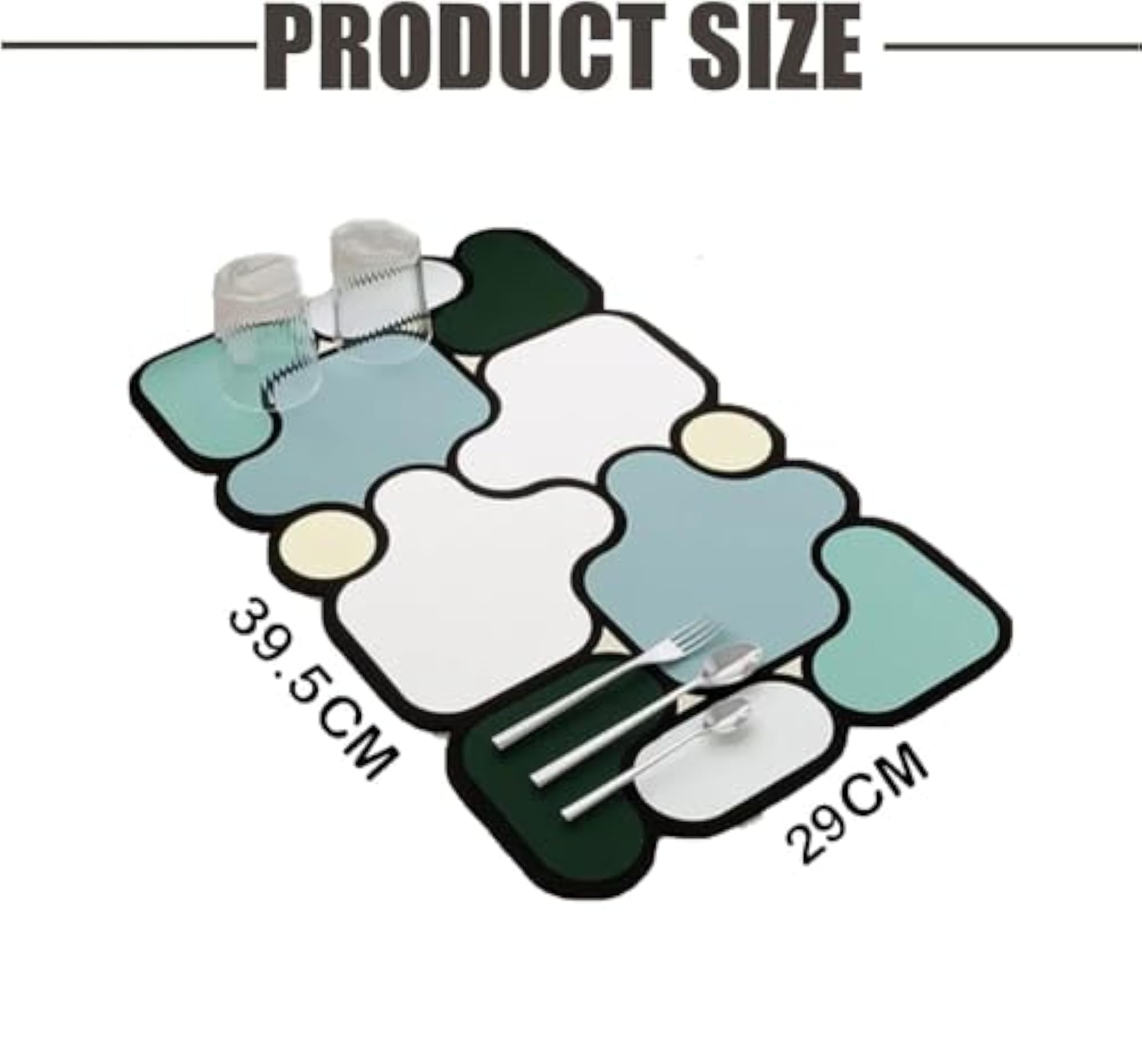 Bathroom Door Puzzle 5D Mat, Multicolor, 40 * 60cm