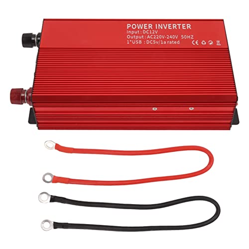 Onduleur solaire 1500W convertisseur 12V 220V en alu pour vehicule