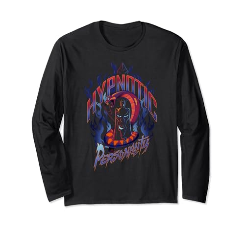 T-shirt Jafar Disney Villains noir à manches longues style streetwear