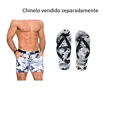 Bermuda & Sunga Boxer Grigo Collection Militar com bolso