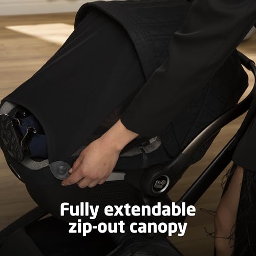 Maxi-Cosi Peri 180 Rotating Infant Car Seat, Baby Car Seat Rotating Carseat, Onyx Heritage - image 4
