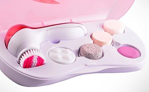 Nayka 6 in 1 Facial Exfoliator Care Cleansing Body Electronic Beauty Skin Face Cleaner Massage Machine (Battery Is Not Provided)